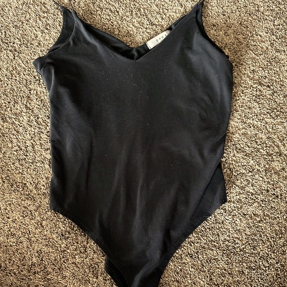 Tank leotard, black  size small &  sage green size small joggers - Picture 1 of 3